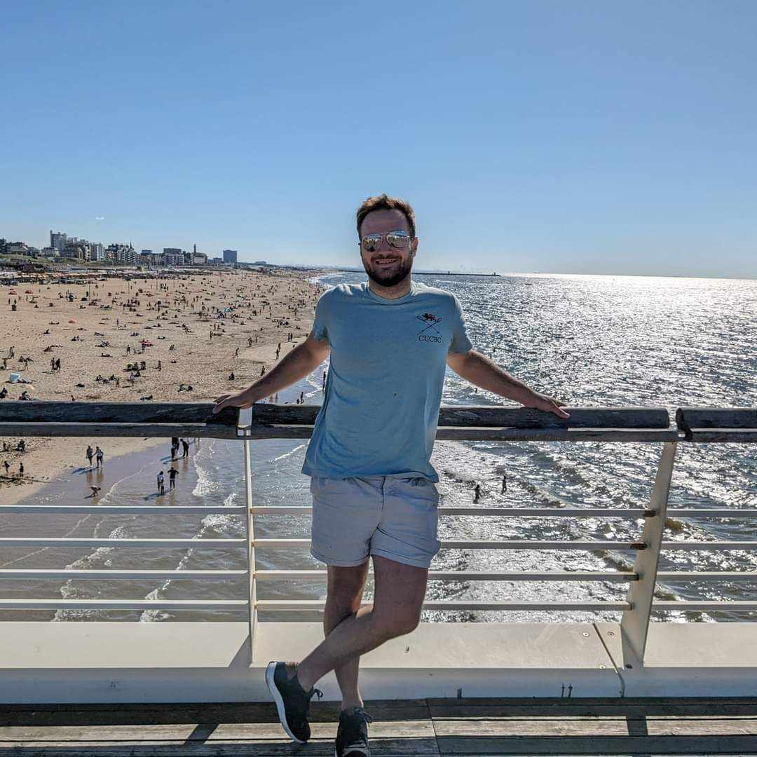 Me in Scheveningen, The Netherlands